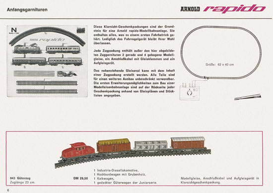 Arnold rapido Katalog 1966-1967