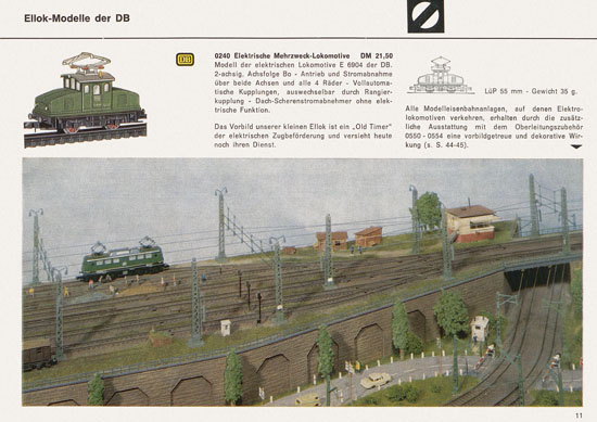 Seite 11 Arnold rapido Katalog 1966-1967