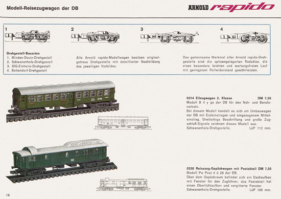 Seite 18 Arnold rapido Katalog 1966-1967