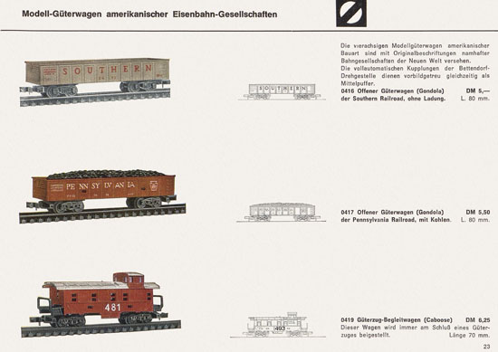 Seite 23 Arnold rapido Katalog 1966-1967