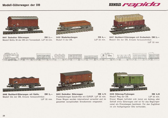 Seite 26 Arnold rapido Katalog 1966-1967