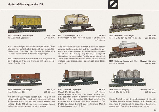 Arnold rapido Katalog 1966-1967