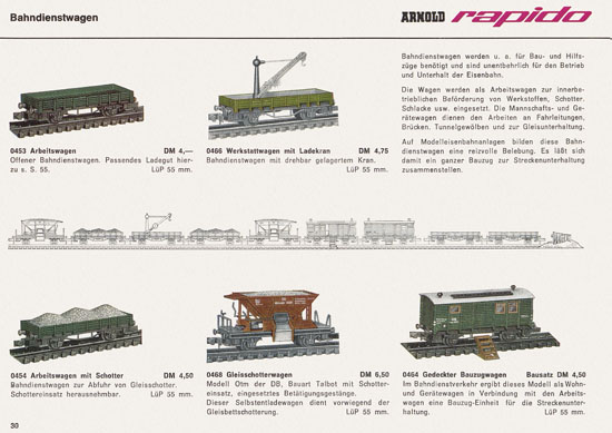 Seite 30 Arnold rapido Katalog 1966-1967