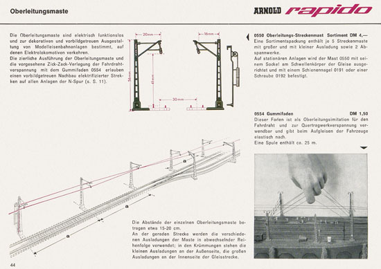 Seite 44 Arnold rapido Katalog 1966-1967