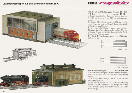 Arnold rapido Katalog 1966-1967