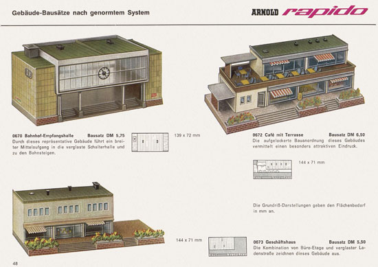 Arnold rapido Katalog 1966-1967