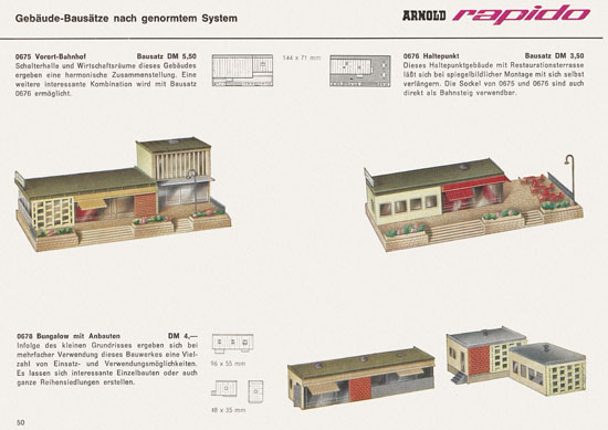 Arnold rapido Katalog 1966-1967