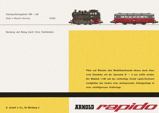 Seite 56 Arnold rapido Katalog 1966-1967