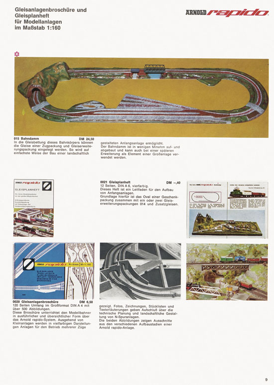Seite 9 Arnold rapido Katalog 1970-1971
