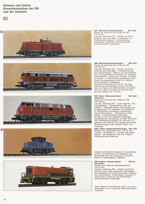 Seite 18 Arnold rapido Katalog 1970-1971