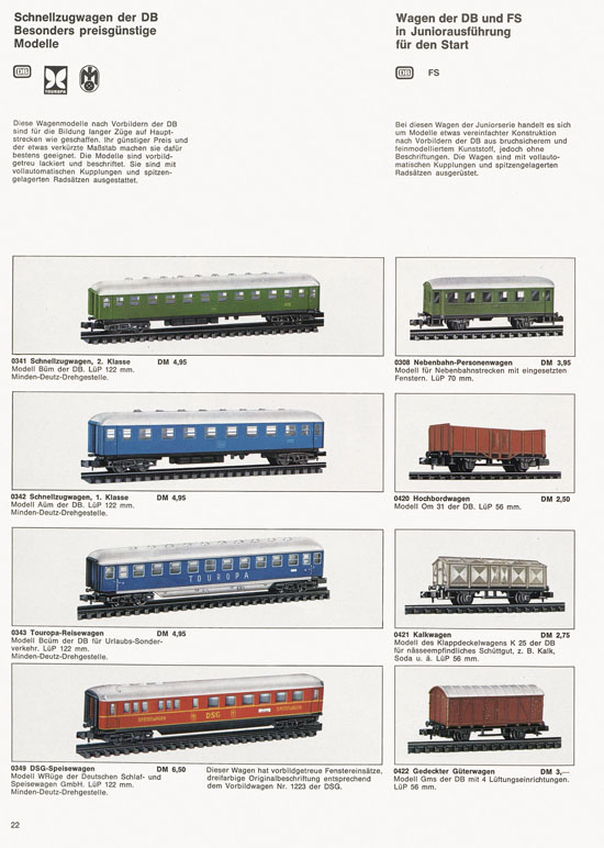 Seite 22 Arnold rapido Katalog 1970-1971