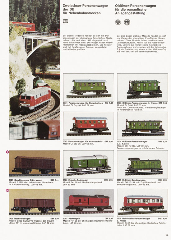 Seite 23 Arnold rapido Katalog 1970-1971