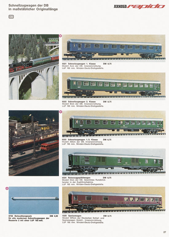 Seite 27 Arnold rapido Katalog 1970-1971