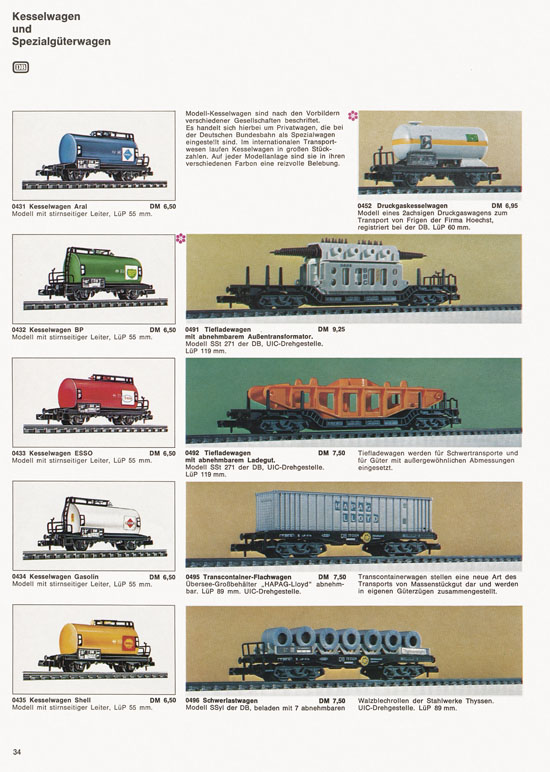 Seite 34 Arnold rapido Katalog 1970-1971