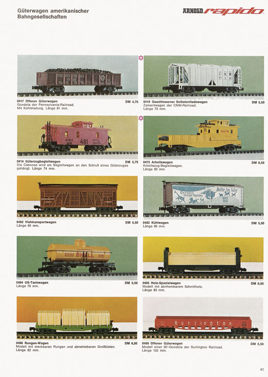 Seite 41 Arnold rapido Katalog 1970-1971
