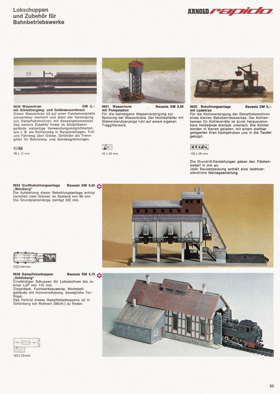 Seite 55 Arnold rapido Katalog 1970-1971
