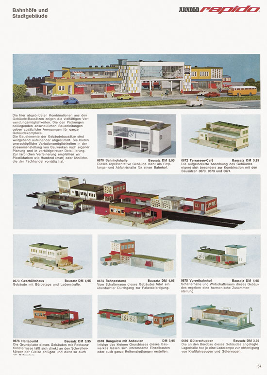 Arnold rapido Katalog 1970-1971