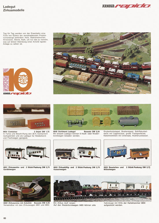 Seite 60 Arnold rapido Katalog 1970-1971
