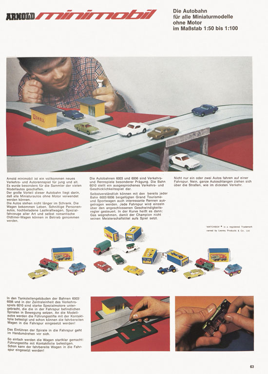 Seite 63 Arnold rapido Katalog 1970-1971