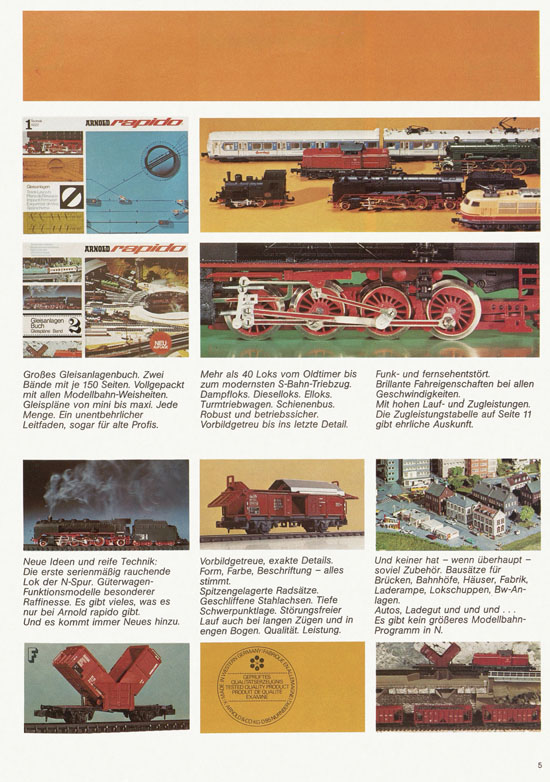 Arnold rapido Katalog 1973