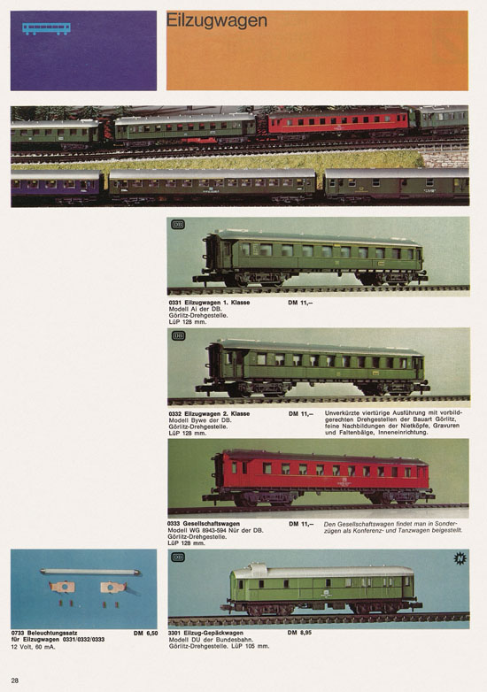 Arnold rapido Katalog 1973