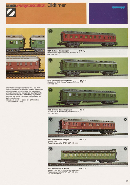 Arnold rapido Katalog 1973