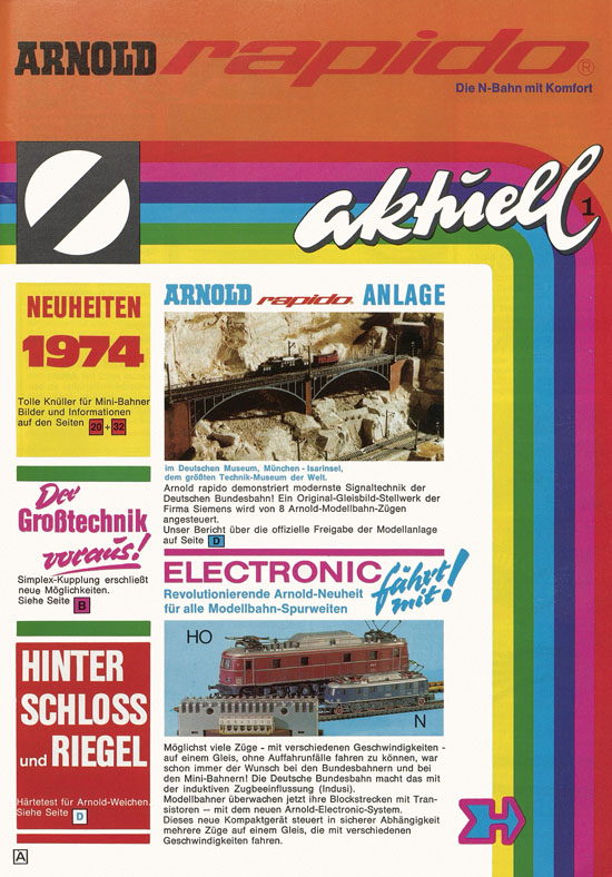 Seite 3 Arnold rapido Katalog 1974-1975