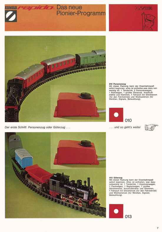 Seite 11 Arnold rapido Katalog 1974-1975