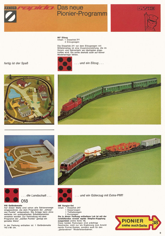 Seite 13 Arnold rapido Katalog 1974-1975