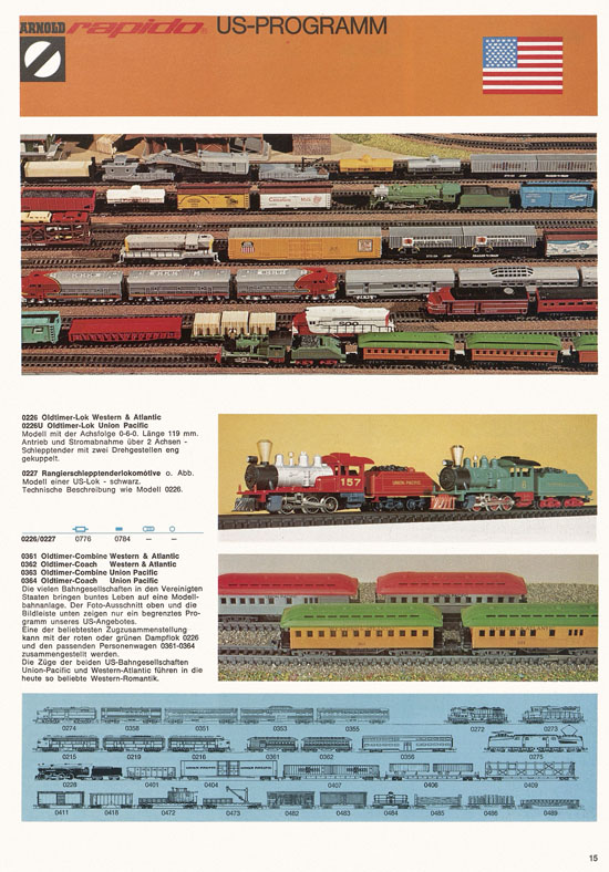 Arnold rapido Katalog 1974-1975