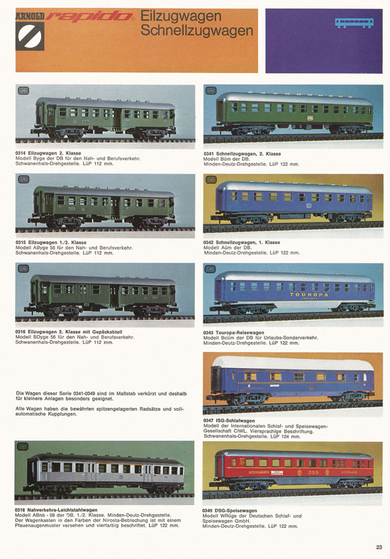 Seite 27 Arnold rapido Katalog 1974-1975