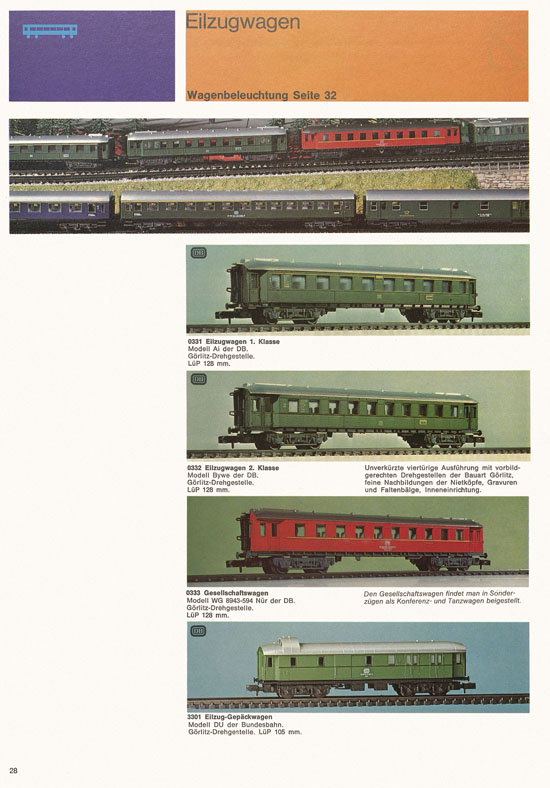 Seite 32 Arnold rapido Katalog 1974-1975