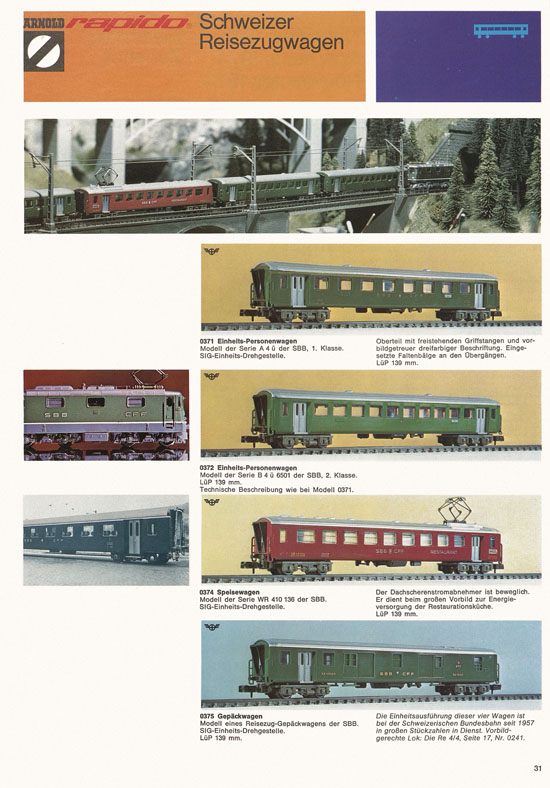 Seite 35 Arnold rapido Katalog 1974-1975