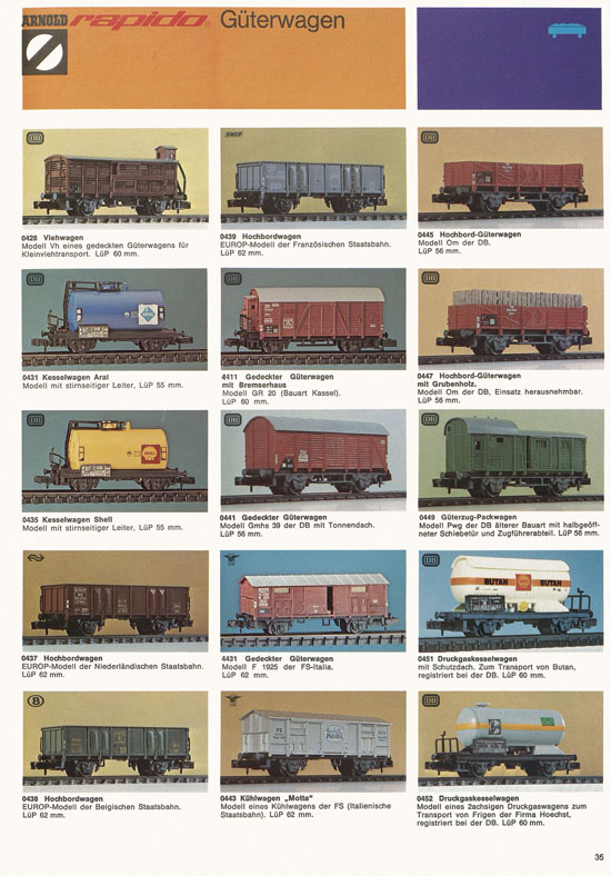 Seite 39 Arnold rapido Katalog 1974-1975