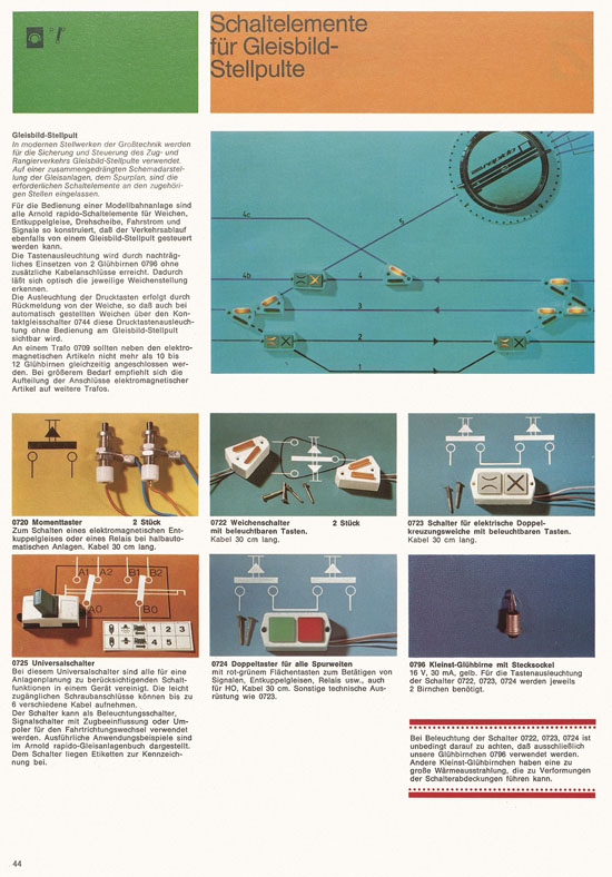 Seite 48 Arnold rapido Katalog 1974-1975