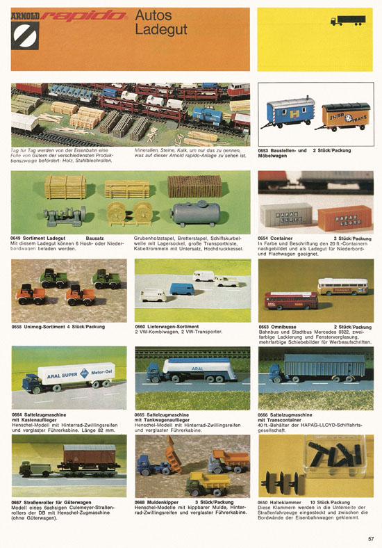 Seite 61 Arnold rapido Katalog 1974-1975