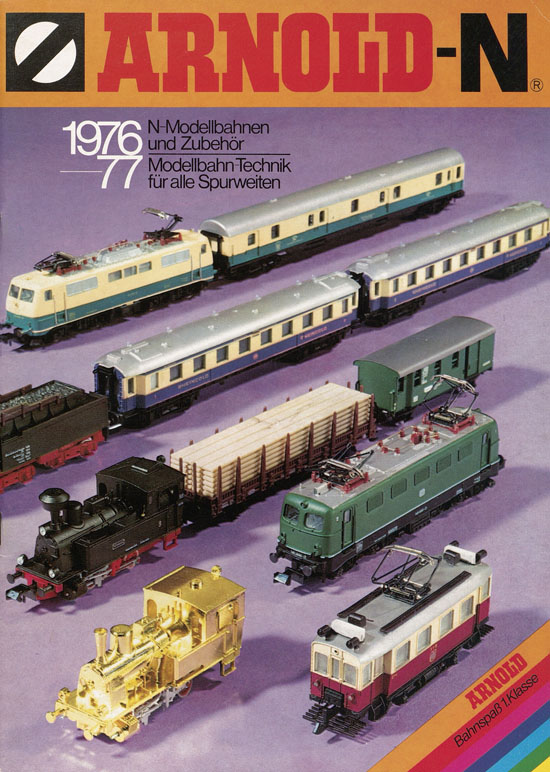 Arnold Katalog N-Modellbahnen 1976-1977