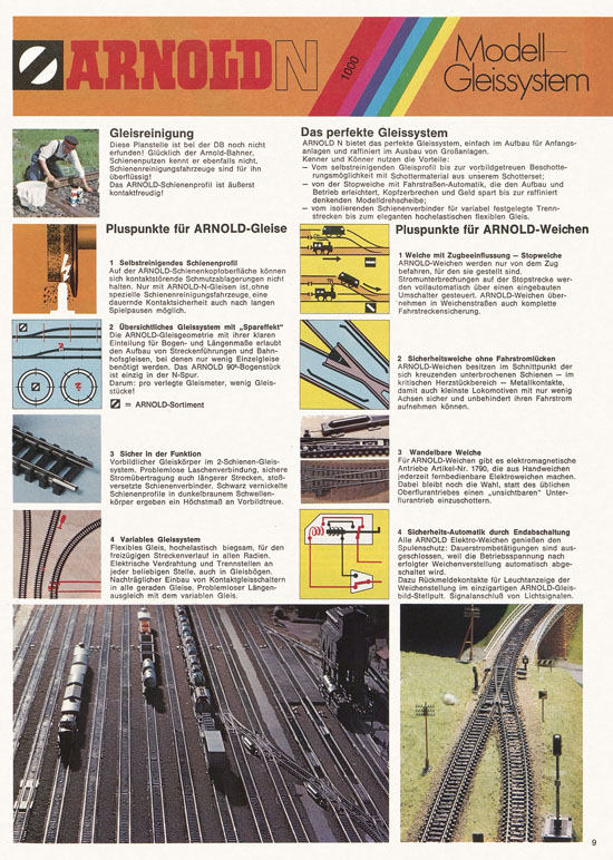 Arnold Katalog N-Modellbahnen 1976-1977