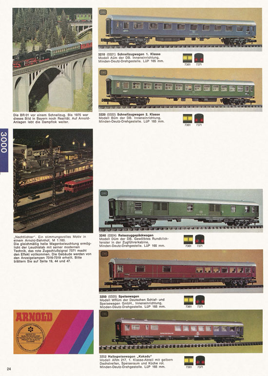 Arnold Katalog N-Modellbahnen 1976-1977