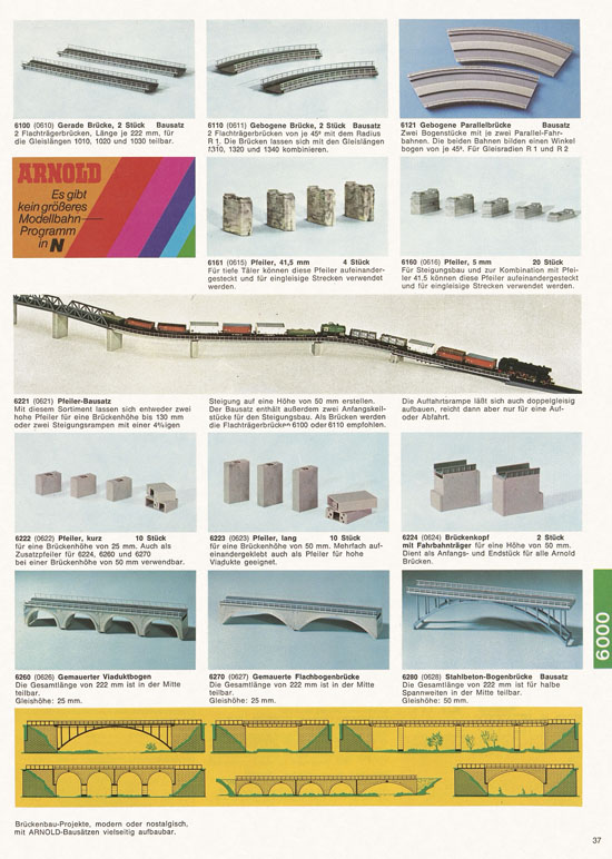 Arnold Katalog N-Modellbahnen 1976-1977