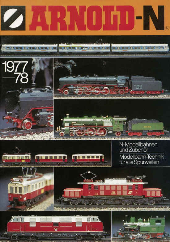 Seite 1 Arnold Katalog N-Modellbahnen 1977-1978