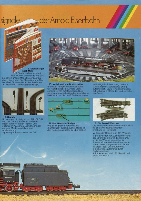 Seite 3 Arnold Katalog N-Modellbahnen 1977-1978