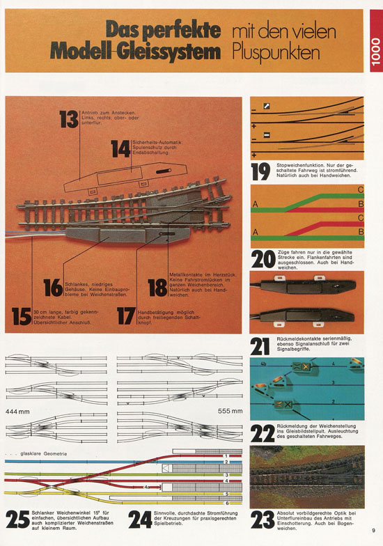 Seite 9 Arnold Katalog N-Modellbahnen 1977-1978