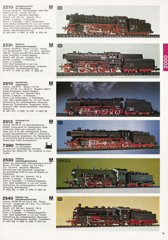 Seite 15 Arnold Katalog N-Modellbahnen 1977-1978