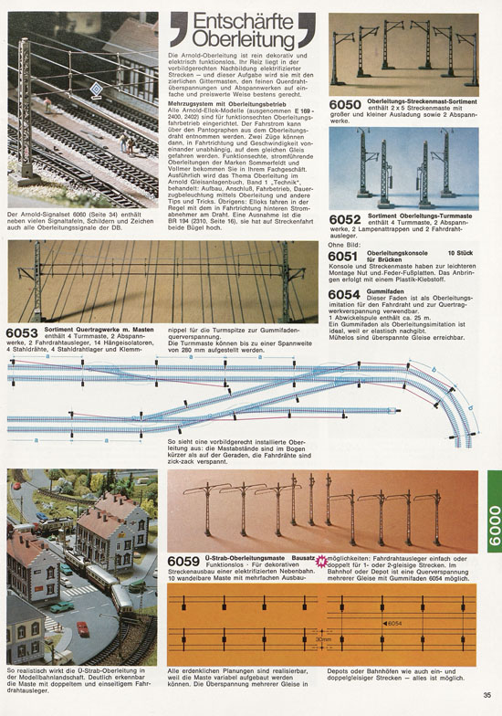 Seite 35 Arnold Katalog N-Modellbahnen 1977-1978