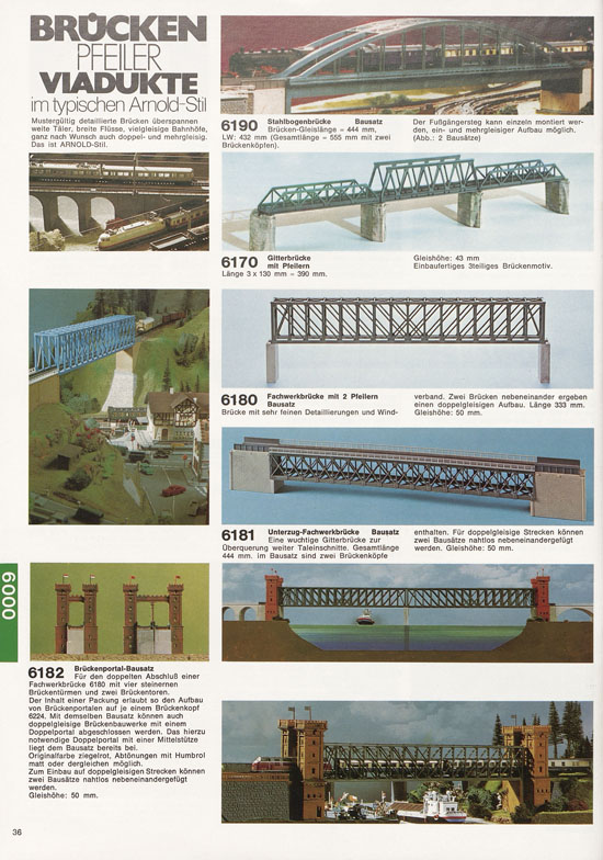 Arnold Katalog N-Modellbahnen 1977-1978