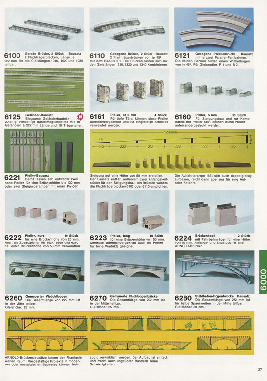 Seite 37 Arnold Katalog N-Modellbahnen 1977-1978