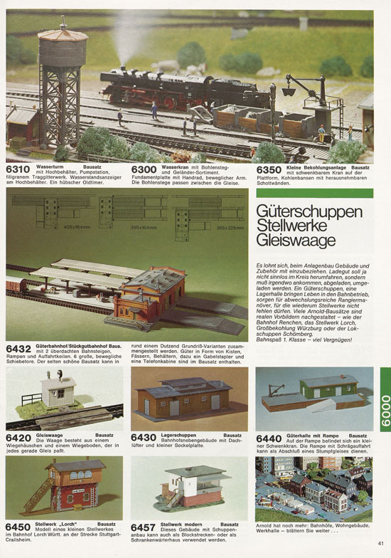 Seite 41 Arnold Katalog N-Modellbahnen 1977-1978