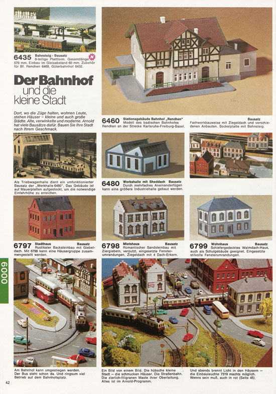 Seite 42 Arnold Katalog N-Modellbahnen 1977-1978