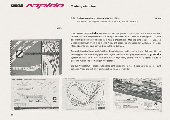 Seite 20 Arnold rapido Katalog 1964-1965